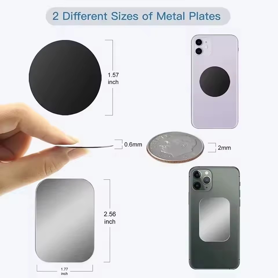 5/10pcs Magnetic Metal Plate D - Tablet Car Mount recension och pris