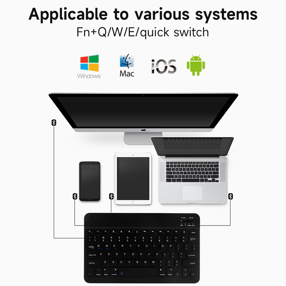 Bluetooth Keyboard for IOS And - Windows Tablet Accessories recension och pris