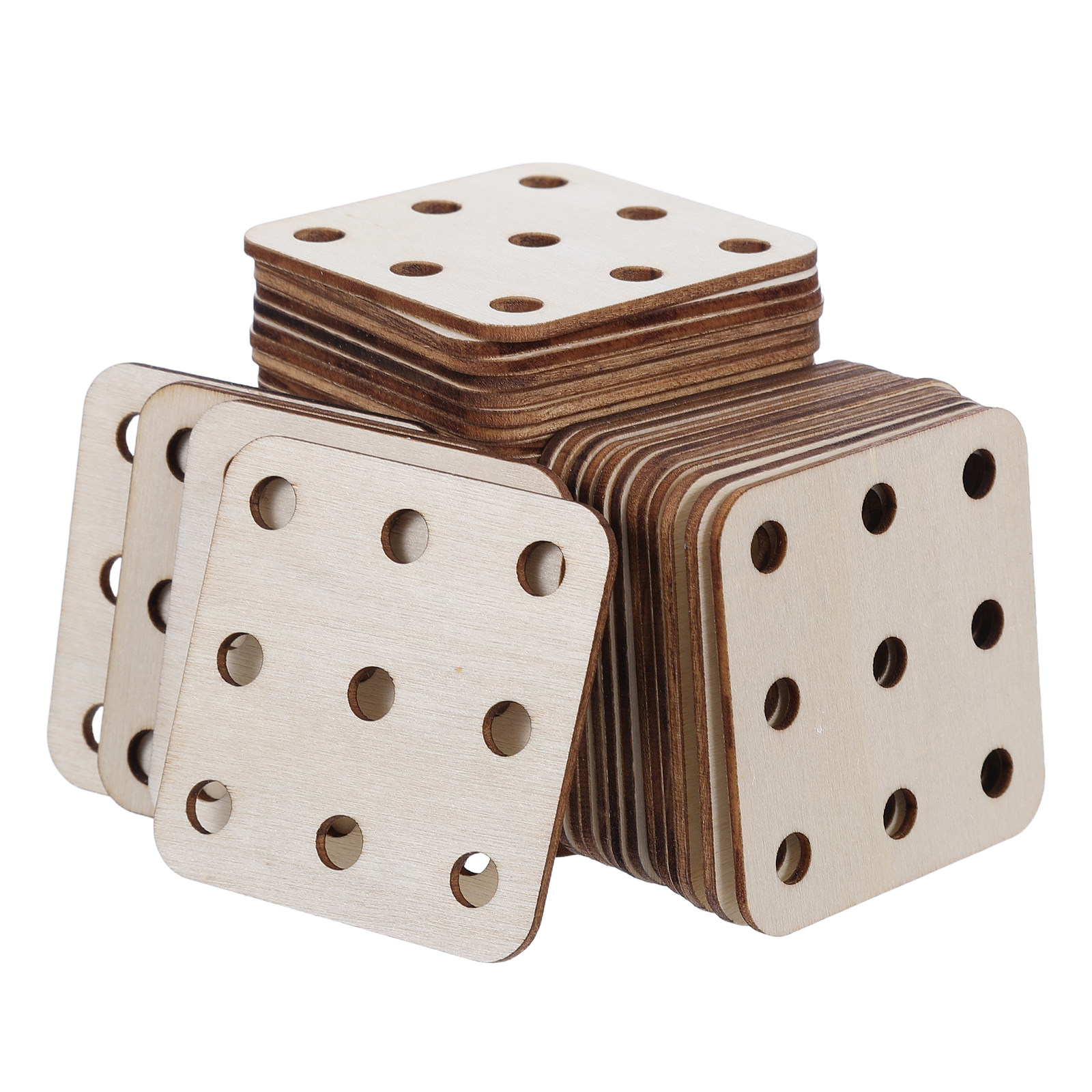 48pcs Wood Tablet Weaving Card - Tablet Weaving Accessories recension och pris