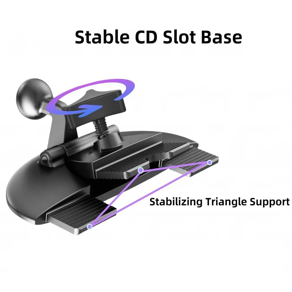Adjustable CD Slot Car Holder  - Tablet Car Mount recension och pris